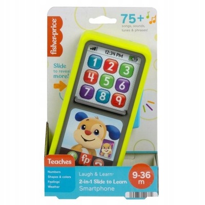 FISHER PRICE Smartfonik 2w1 Przesuwaj i ucz się HNL43