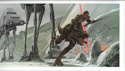 STAR WARS Imperium Kontratakuje Grafika Plakat 1