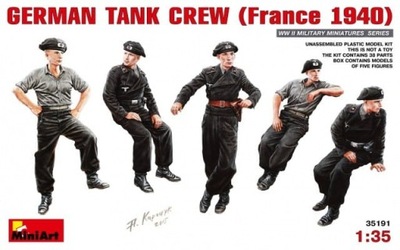 MINIART 35191 1:35 GERMAN TANK CREW FRANCE 44