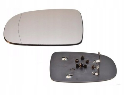 Вкладыш стекло зеркало с подогревом левый opel corsa c 07.2000-10.2010 фото №1