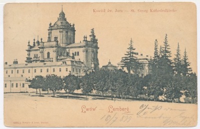 Lwów - Kościół św. Jura 1899. (607)