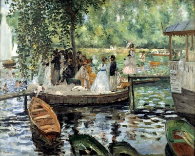 Auguste Renoir - La Grenouillere - 80x60 cm obraz