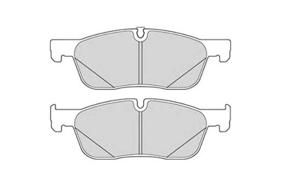 Delphi тормозные колодки тормозные jaguar e-pace f-pace land фото №1