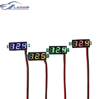 DC 2.5V-32V LED (СВЕТОДИОД ) RED BLUE DIGITAL VOLTMETER 0.28 INCH VOLTAGE METER ~80320