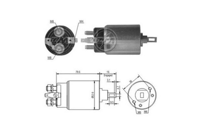 ERA ZM1981 CONMUTADOR ELEKTROMAGNETYCZNY, ARRANCADOR  