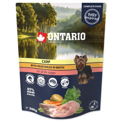 ONTARIO CARP VEGETABLES MOKRA KARMA DLA PSA BARF KARP WARZYWA W ROSOLE 300g