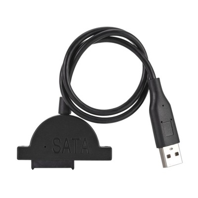 USB 2.0 7 + 6 Pin SATA napęd optyczny kabel Adapte