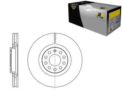 ДИСКИ ТОРМОЗНЫЕ ТОРМОЗНЫЕ ROADHOUSE 4B3615301 8E0615301AD 8