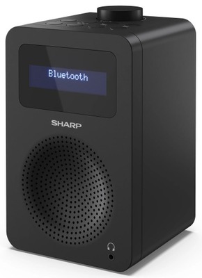 Radio sieciowe DAB+, FM Sharp DR-430 BK Bluetooth 5.0 podwójny alarm