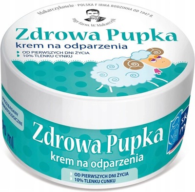 Skarb Matki Krem do pupy Zdrowa Pupka przeciw odparzeniom dl niemowląt 90ml