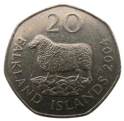 FALKLANDY 20 PENCE 2004 OWCA