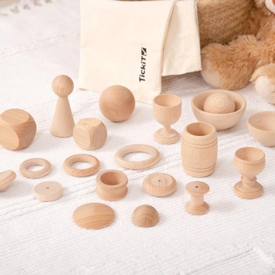 TickiT: drewniane figurki Heuristic Play Wooden Ba