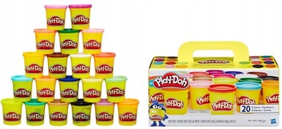 Play-Doh Ciastolina Super zestaw 20 tub A7924