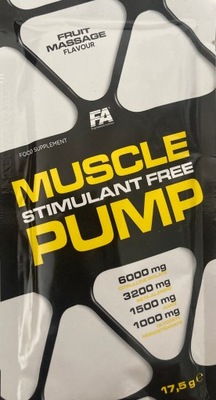 FA Muscle Pump Stimulant Free 17,5g citrus peach