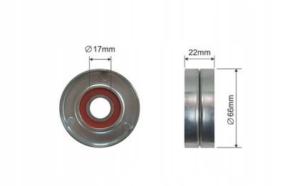 Ролик натяжитель ремень клиновой chevrolet orlando фото №1