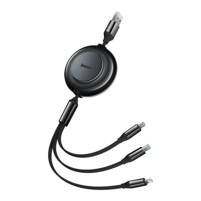 BASEUS BRIGHT MIRROR 2 KABEL PRZEWÓD 3W1 USB TYP A