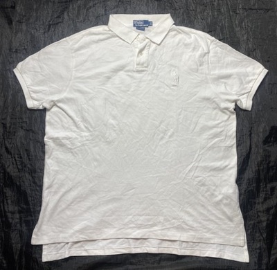 POLO Ralph Lauren ORYGINALNE białe bawełnaine POLO XXL/XXXL 2XL/3XL