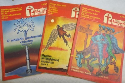 PRZEGLĄD TECHNICZNY MAGAZYN 3 NUMERY 1984