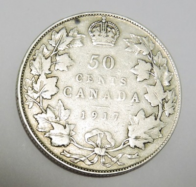 KANADA 50 cents 1917