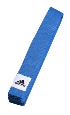 Pas Karate Taekwondo Judo Adidas niebieski 240 cm