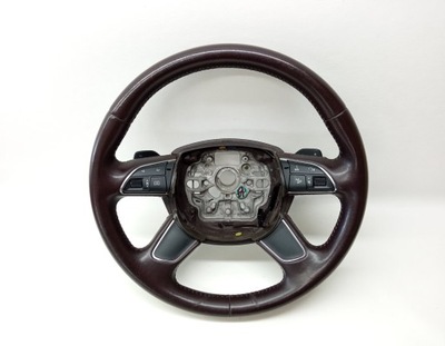 Повітропровід коричнева шкіра пелюстки перемикання audi a8 d4 фото №1