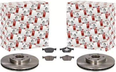 Ferodo гальмівні диски+ гальмівні колодки перед honda civic ix x 282mm фото №1