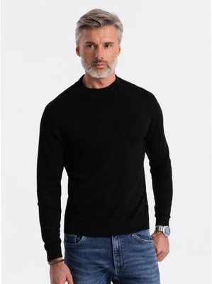 Sweter męski E178 black S defekt