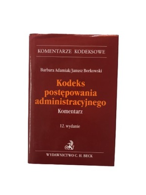 Kodeks postępowania administracyjnego Adamiak