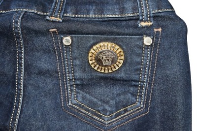 VERSACE JEANS COUTURE SPODNIE JEANS S 28