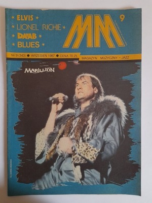 Magazyn Muzyczny 9 / 1987 plakat DAAB