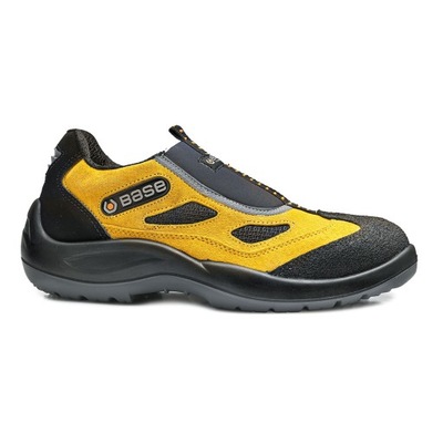 BOOTS FOUR HOLES BASE [B0475] BLACK YELLOW 37  