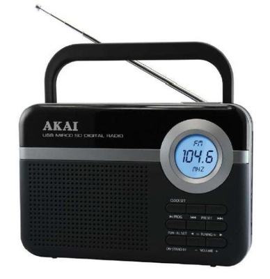 RADIO SIECIOWO BATERYJNE FM AKAI PR006A-471U