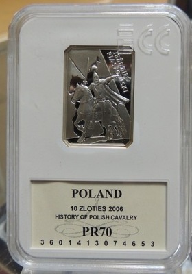 POLSKA 10zł. JEZDZIEC PIASTOWSKI 2006r.PR70