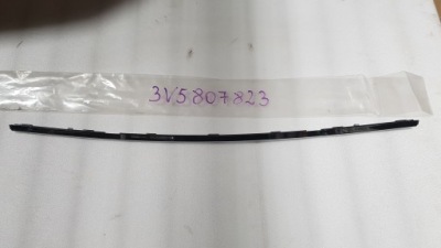 Молдинг бампер задня хром skoda superb 3 3v5807823 фото №1