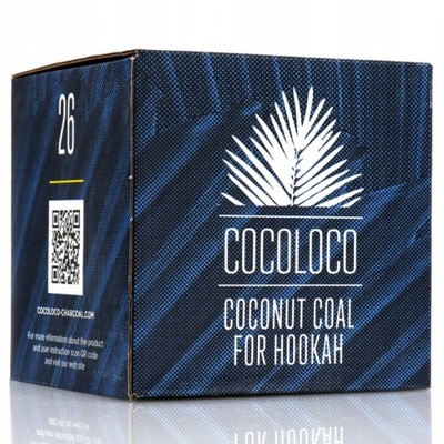 Kokosowy Węgiel do Shishy COCOLOCO - Naturalny 1Kg