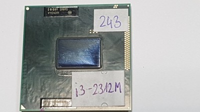 Procesor Intel i3-2312M SR09S 2x2,1Ghz Gniazdo G2 rPGA988B 243