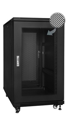 S6115DPII/B - szafa Rack 19'' - 600x1000x15U