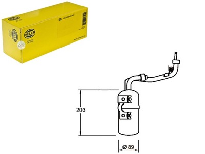 Hella осушувач кондиціонера [hella] фото №1