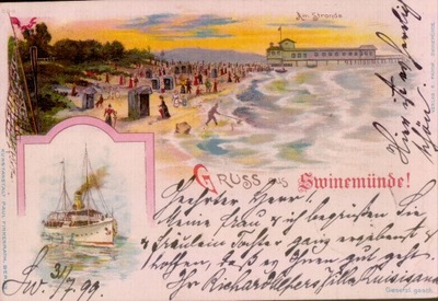 Swinoujście Gruss aus Swinemunde