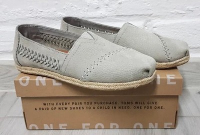 Toms espadryle skórzane 36