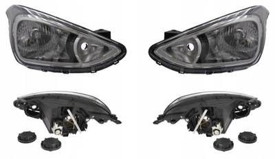 Фара лампа hyundai i10 14- l+p tyc фото №1