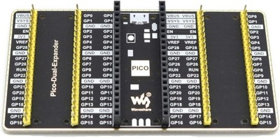 Podwójny ekspander GPIO dla Raspberry Pi Pico