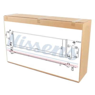 Радіатор двигуна wody nissens do nissan leaf фото №1