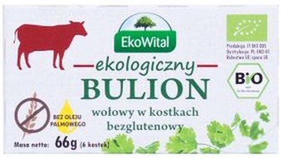 Bulion wołowy w kostkach bez oleju palmowego BEZGL