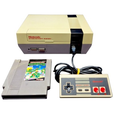 Retro Konsola NINTENDO ENTERTAINMENT SYSTEM Nintendo NES zestaw gra Turtles