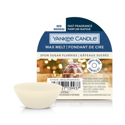 Yankee Candle Wosk Spun Sugar Flurries