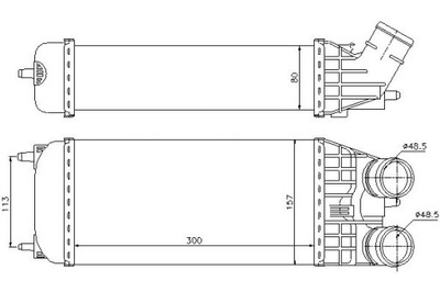 NISSENS INTERCOOLER CITROEN C3 AIRCROSS II C3 II C  