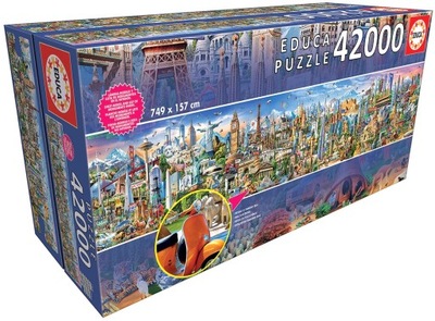 Educa Puzzle 42000 el Dookoła świata