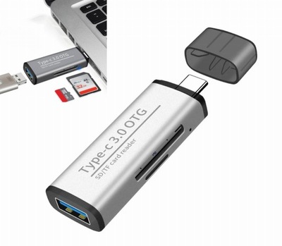 HUB USB C czytnik kart SD TF micro SD USB OTG
