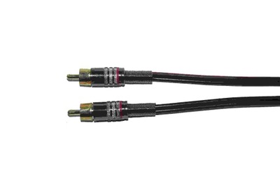 Kabel głośnikowy wtyk/wtyk RCA przewód 2x1mm,2m